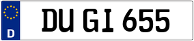 Truck License Plate